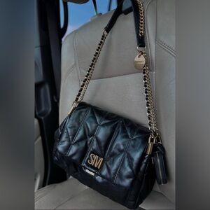 Black Quilted Shoulder Bag